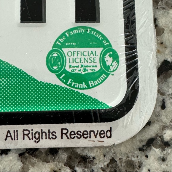 WICKED WITCH Embossed Metal License Plate Car Auto Tag Sign 2010 Made In USA - Picture 4 of 5